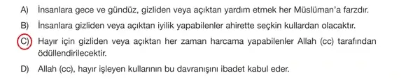 8. Sınıf Din Kültürü Ders Kitabı Sayfa 59 Cevapları