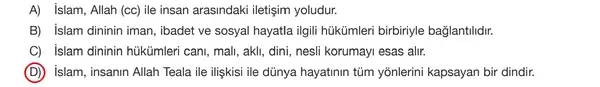 8. Sınıf Din Kültürü Ders Kitabı Sayfa 85-86-87 Cevapları