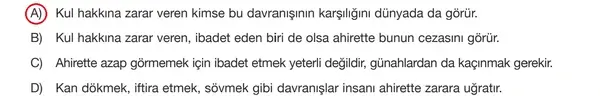 8. Sınıf Din Kültürü Ders Kitabı Sayfa 86 Cevapları