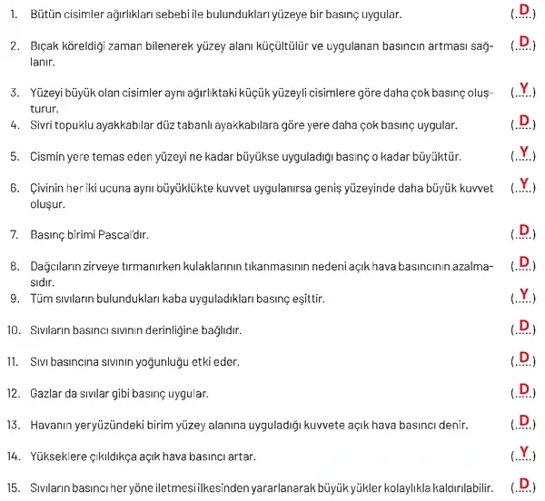 8. Sınıf Fen Bilimleri Ders Kitabı Sayfa 117-118-119-120-121-122-123-124 Cevapları