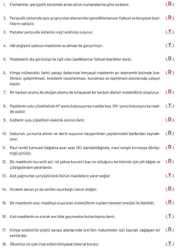 8. Sınıf Fen Bilimleri Ders Kitabı Sayfa 184 Cevapları Hecce Yayıncılık