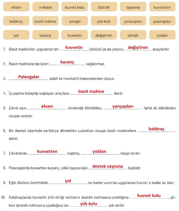 8. Sınıf Fen Bilimleri Ders Kitabı Sayfa 217 Cevapları Hecce Yayıncılık 8. Sınıf Fen Bilimleri Ders Kitabı Sayfa 217 Cevapları Hecce Yayıncılık