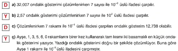 8. Sınıf Matematik Ders Kitabı Sayfa 46 Cevapları