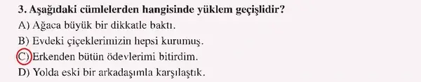 8. Sınıf Türkçe Ders Kitabı Sayfa 123 Cevapları 8. Sınıf Türkçe Ders Kitabı Sayfa 123 Cevapları