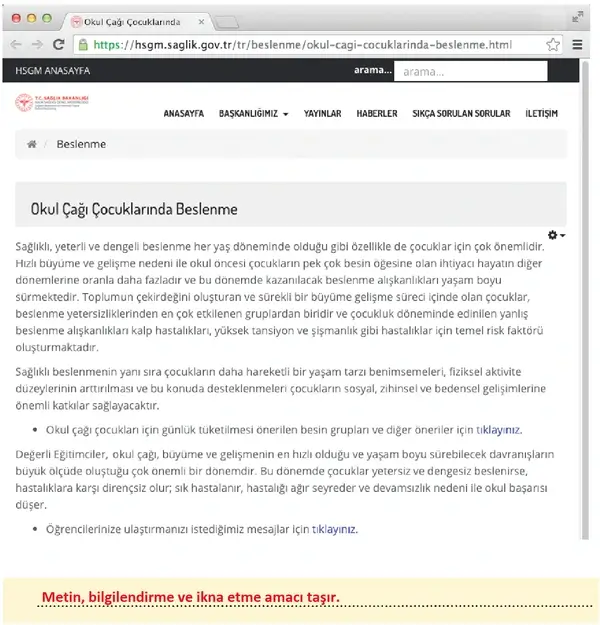 8. Sınıf Türkçe Ders Kitabı Sayfa 202 Cevapları