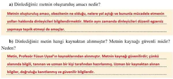 8. Sınıf Türkçe Ders Kitabı Sayfa 219 Cevapları 8. Sınıf Türkçe Ders Kitabı Sayfa 219 Cevapları
