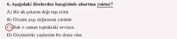 8. Sınıf Türkçe Ders Kitabı Sayfa 225 Cevapları