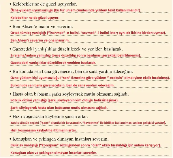 8. Sınıf Türkçe Ders Kitabı Sayfa 238 Cevapları