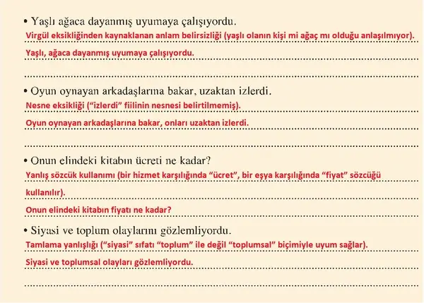 8. Sınıf Türkçe Ders Kitabı Sayfa 245 Cevapları 8. Sınıf Türkçe Ders Kitabı Sayfa 245 Cevapları