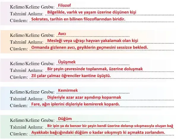 8. Sınıf Türkçe Ders Kitabı Sayfa 38 Cevapları 8. Sınıf Türkçe Ders Kitabı Sayfa 38 Cevapları
