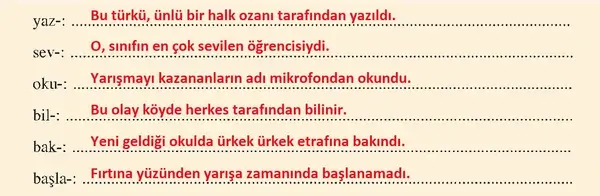 8. Sınıf Türkçe Ders Kitabı Sayfa 97 Cevapları 8. Sınıf Türkçe Ders Kitabı Sayfa 97 Cevapları